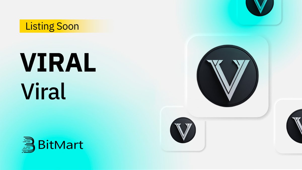 ✨Upcoming New Listing✨

🤩#BitMart will list <a href="/ViralTokenErc20/">VIRAL</a> soon!

$VIRAL is an innovative cryptocurrency built on the Ethereum network. It aims to capture the most unique internet and digital essence of memes.

Keep an eye on our socials for further announcements.

Share in