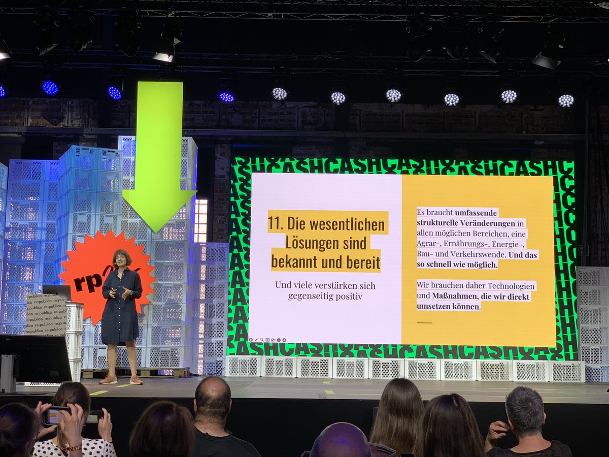 katahuth's tweet image. “Wir brauchen umfassende strukturelle Änderungen. Und wir brauchen sie jetzt. Wir können uns nicht darauf verlassen, dass uns Technologien den Arsch retten.” Danke @SaraSchurmann #rp23 #stage1