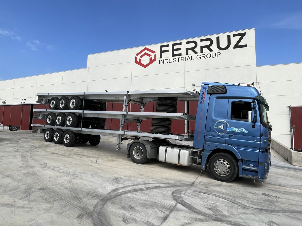 📍CHASIS ganadero recto de 13.80 m
📍Ejes BPW o SAF, segun configuración 
📍Sistema de frenos WABCO premium
📍Ruedas Michelin, llantas de aluminio

📲 976 410 221
📧 jl.martinez@ferruz.com
🌐 ferruz.com