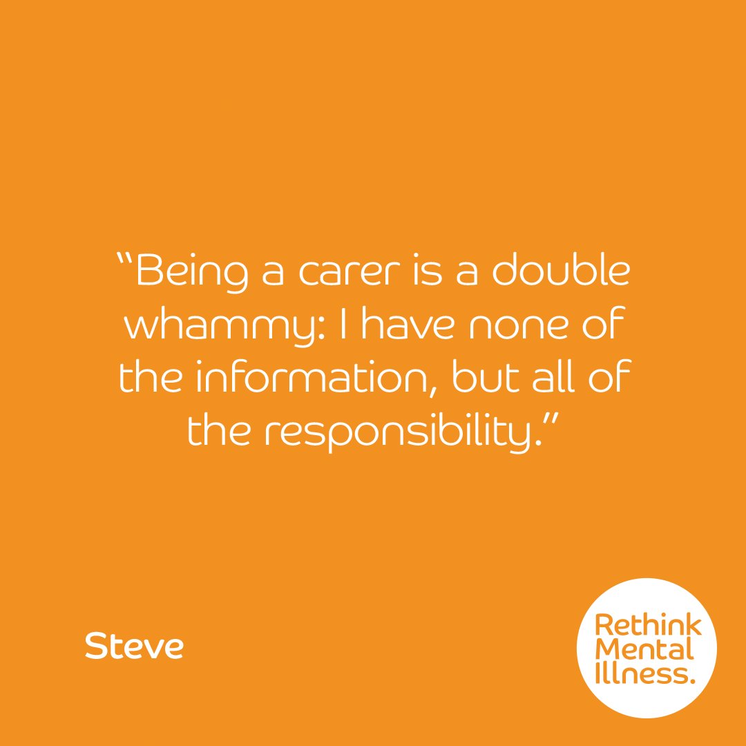 Rethink_'s tweet photo. 💬 Steve has cared for his wife, who lives with #schizophrenia, for 29 years.

Despite being her primary carer, medical plans were not discussed with him because of patient confidentiality.

For #CarersWeek, here's his story 👉 https://t.co/XHSFrc9S4z https://t.co/4J3VZCtZT2