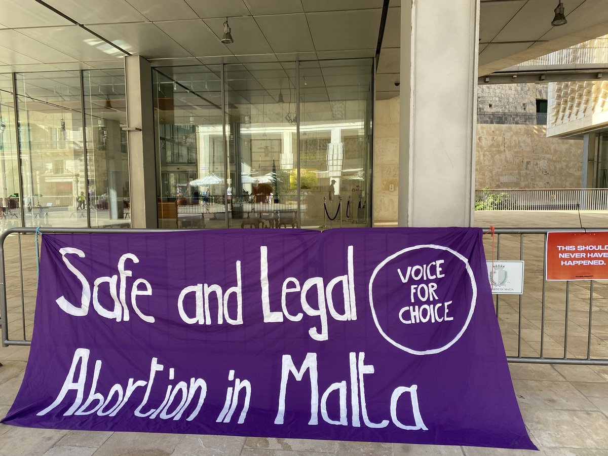V4CMalta's tweet photo. ON THE PRIME MINISTER'S (@RobertAbela_MT) 'DISCOMFORT' 

In comments at the State of The Nation conference this week, Prime Minister Robert Abela said he was not comfortable with the court's conviction of a woman charged with abortion. (1/10) https://t.co/b9H7PUgTly