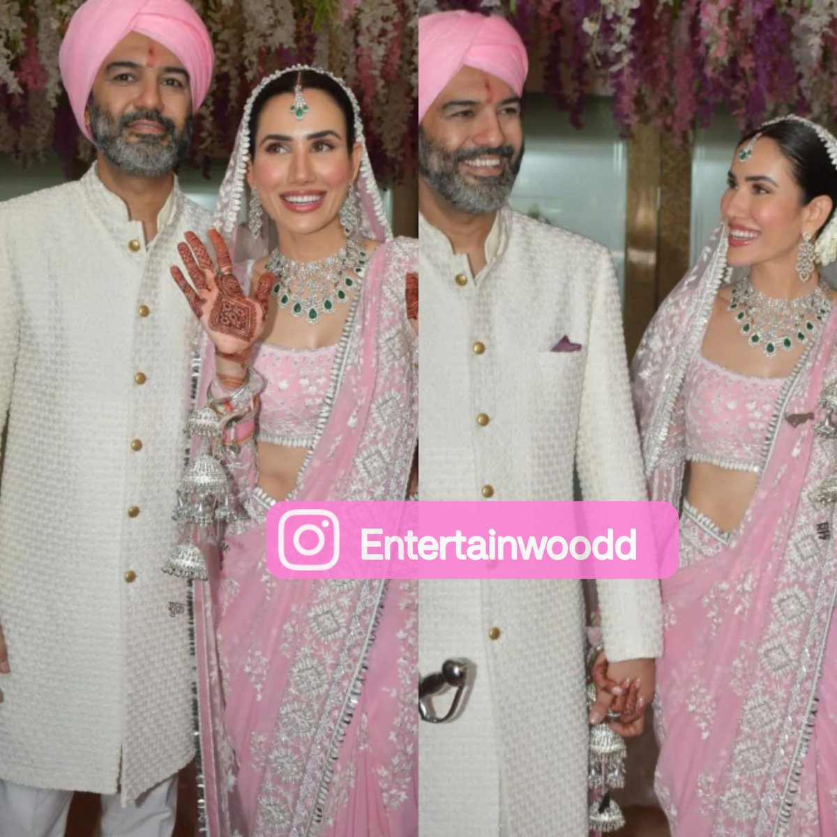 Adorable duo arrive for their Gurudwara wedding 🩷🩷
Best wishes to the couple 💐💐

#SonnaliSeygall #SonaliSeygal #SonaliSeygall #AsheshLSajnani