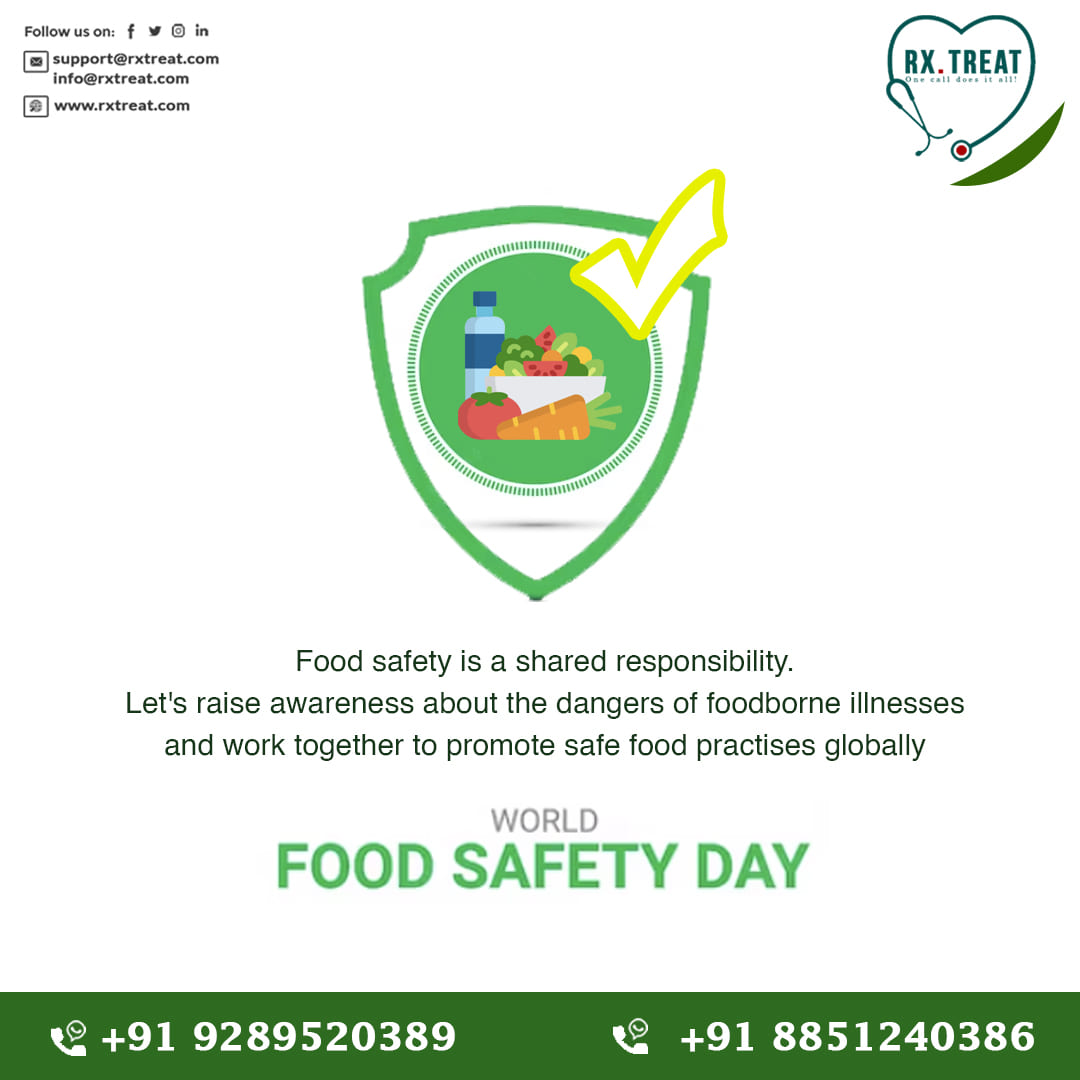 On this World Food Safety Day, let us pledge to work together to provide safe, nutritious, and #FutureofFood for all.

#WorldFoodSafetyDay #SustainableFood #WorldFoodIndia2023 #FoodStandardsSaveLives #FoodSafety #NotSafeNotFood
