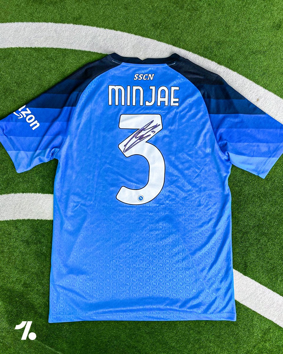 We're giving away a Scudetto-winning Napoli shirt signed by Kim Min-jae to one of 𝗬𝗢𝗨! 🏆 🔵

⬇️ To enter:

📲 Follow us.
❤️ Like this tweet.
🔁 Give it a retweet.

ℹ️ Competition ends Wednesday 21 June at 23:59 CET - the winner will be contacted on Thursday 22 June.
