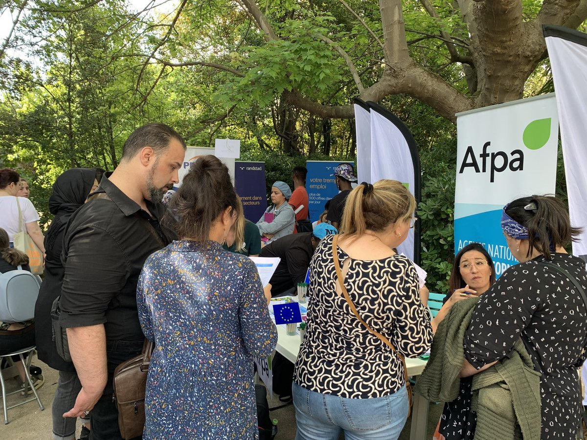 AFPA_PACA's tweet photo. Les professionnels de @Afpa_Formation sont aujourd’hui mercredi 7 juin sur le CRÉPI Tour 2023, venez nombreux au Parc Borély à @marseille jusqu’à 16h. Merci @Crepi_Med
#apprentissage #alternance
#ObjectifEmploi #Formation #Marseille https://t.co/CJukfgiTmP