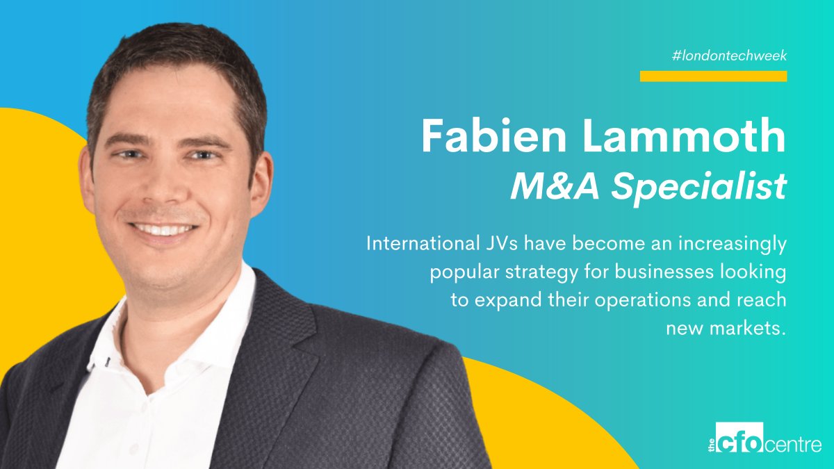 Fabien Lammoth, one of our CFOs, has extensive experience in helping companies to growth through joint ventures. To speak with Fabien click HERE: bit.ly/3H4EmGQ 

#jointventures #internationalrelationships #technology #sme #tech #parttimecfo