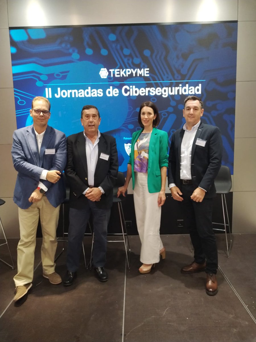 cetemet's tweet photo. La Oficina #Acelerapyme #Rural @cetemet asistió ayer a una jornada formativa sobre #ciberseguridad en el estadio Ramón Sánchez-Pizjuán, organizada por @Tekpyme y el club de #empresas del @SevillaFC
🙌Agradecemos la invitación y la organización de este evento! #pymes @redpuntoes https://t.co/F45odEPfiu