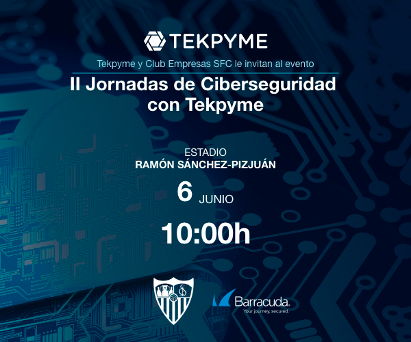 cetemet's tweet photo. La Oficina #Acelerapyme #Rural @cetemet asistió ayer a una jornada formativa sobre #ciberseguridad en el estadio Ramón Sánchez-Pizjuán, organizada por @Tekpyme y el club de #empresas del @SevillaFC
🙌Agradecemos la invitación y la organización de este evento! #pymes @redpuntoes https://t.co/F45odEPfiu