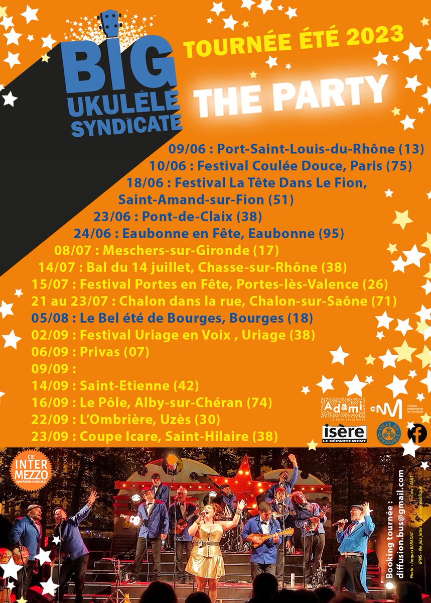 BriceQuillion's tweet photo. Les concerts a venir avec le Big Ukulélé Syndicate !!!
#ukulele #theparty #briceukulele https://t.co/grPOM8lM1z