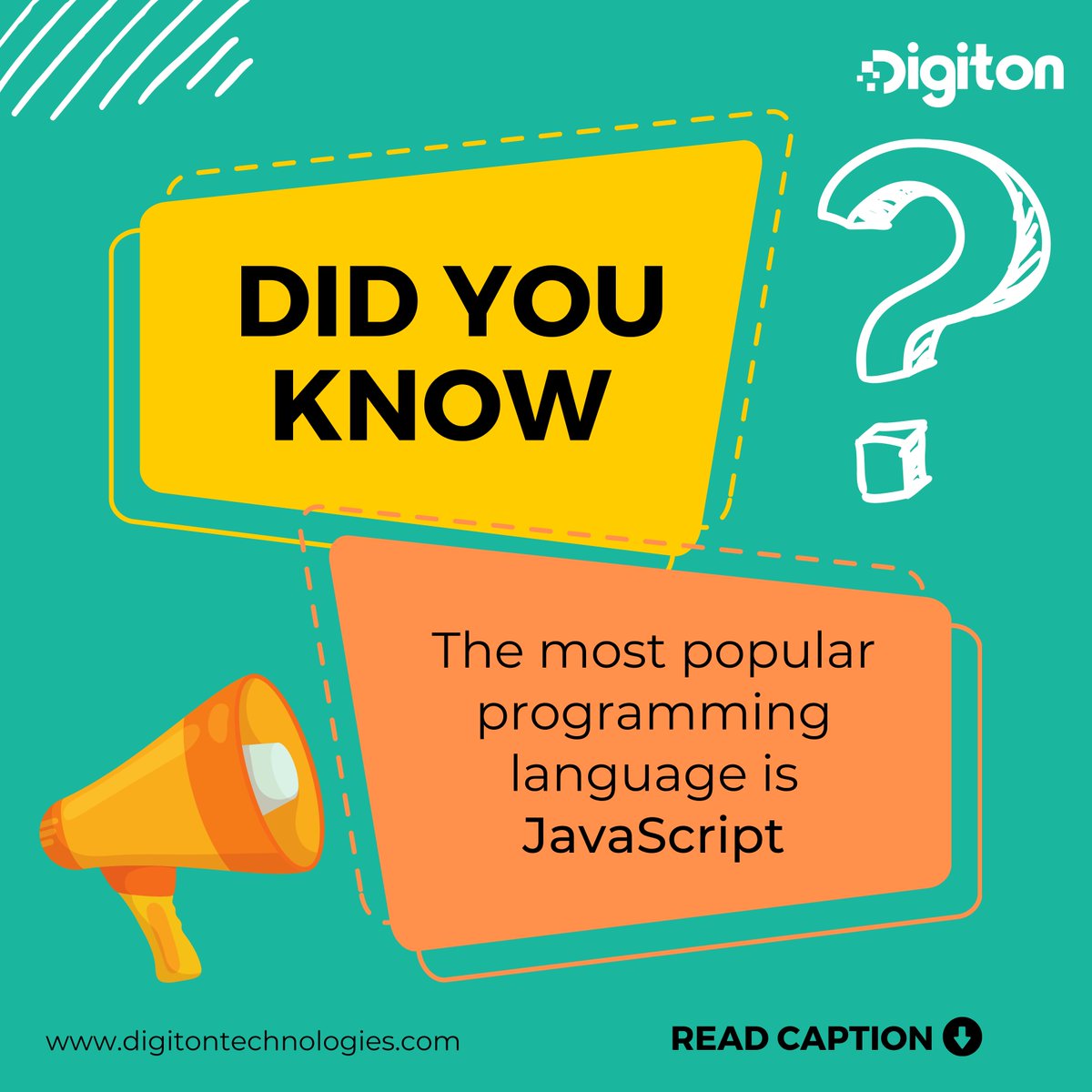 digiton_tech's tweet image. In case you need to become skilled JavaScript developers, DIGITON helps you to master JavaScript programming. Enroll now: 📞 9150592326 #digiton #digitiontechnologies #koyambedu #jobs #programmer #chennai #training  #job #fresher #facts #factsdaily #interesting #interestingfacts