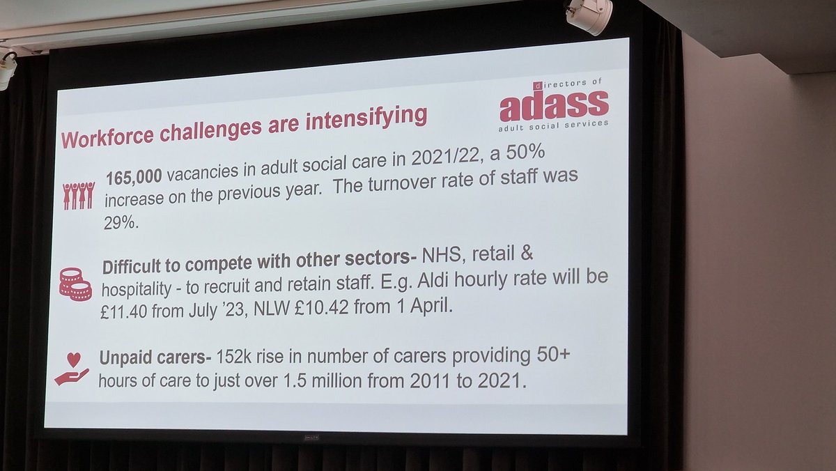 Workforce is the main challenge - we're back to Aldi being seen as a competitor. Hard truths.