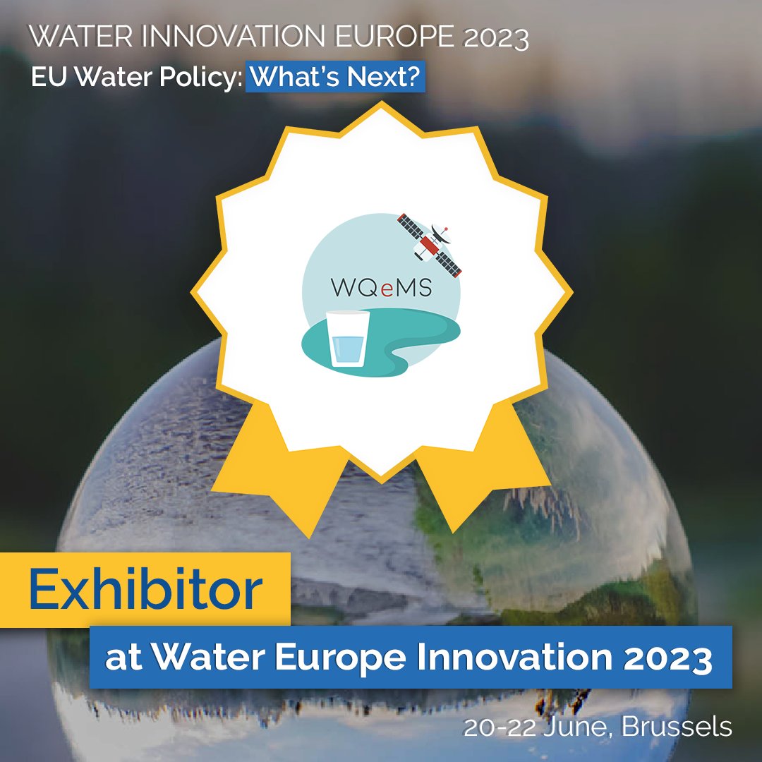 📢 #WQeMS H2020 project will participate in the prestigious Water Innovation Europe 2023 event in Brussels from 20 to 22 June! 

✅ Join us at our booth and dive into the world of water quality and management solutions!

For more information please visit: wqems.eu
