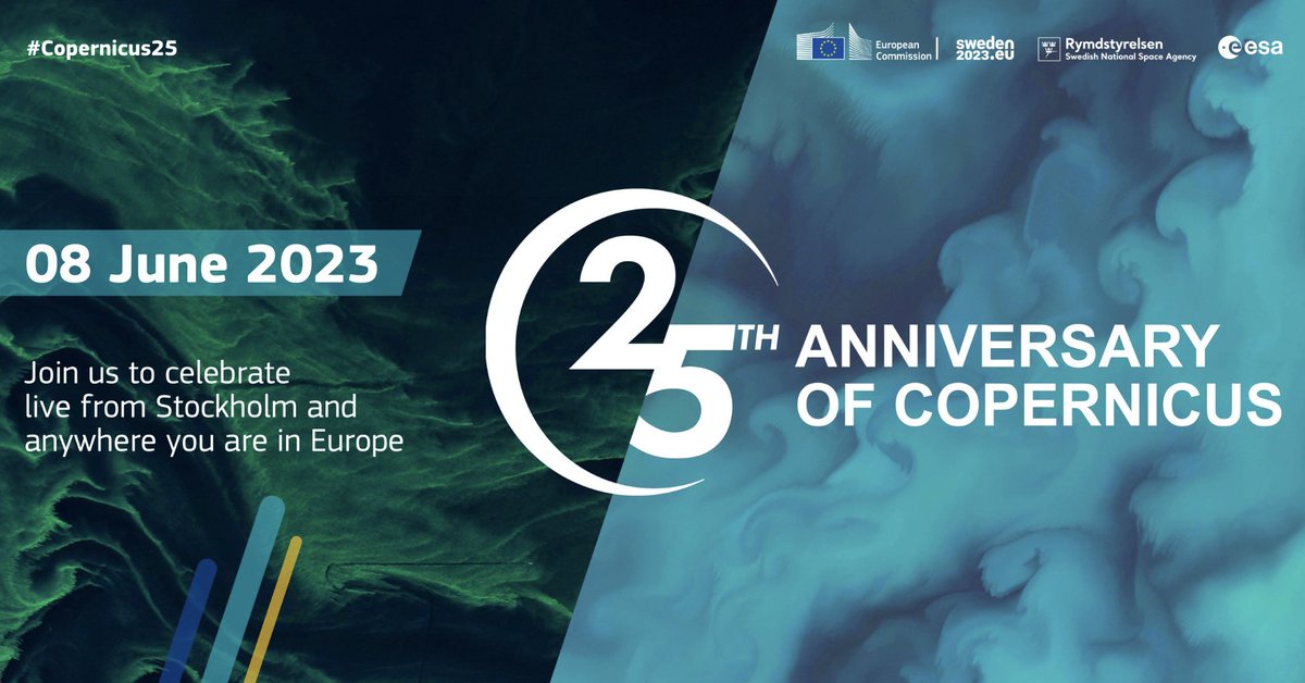 Coming soon...

👉 It's almost time to celebrate 25 years of
@CopernicusEU!  

copernicus25.eu #copernicus25 

@ESA_EO @defis_eu @EU4Space