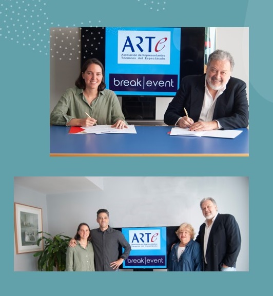 📢🆕A.R.T.E. y Break-Event inician relaciones de colaboración a través del acuerdo firmado ayer en la sede de la Asociación  
ℹ️Léelo aquí: arte-asoc.es/a-r-t-e-y-brea………
<a href="/Breakevent_/">Breakevent</a>
<a href="/ARTEspectaculo/">A.R.T.E.</a>