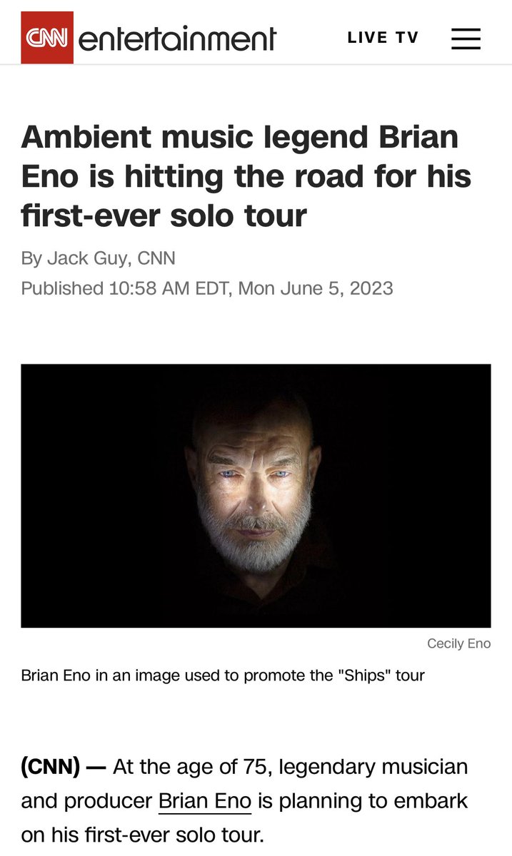 Brian Eno tweet media