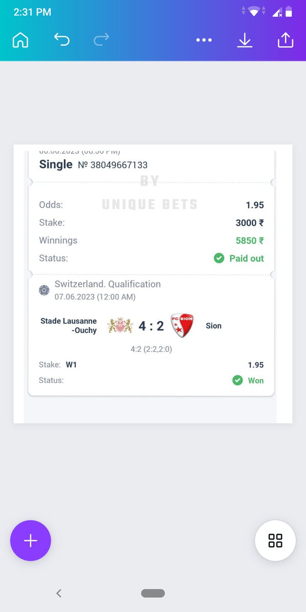 🤑 5850 Bagged 💰

Game Won ✅✅✅
#betsports #bets #bet #sportsbetting #bettingtips #sportsbets #sportsbettips #sportsbettor #sportsbettingpicks #sportsbettingtips #sportsbetwinners #sportsbet #freepicks #parlay #betting #parlaywin #sportsbettingadvice #parlays #parlayking