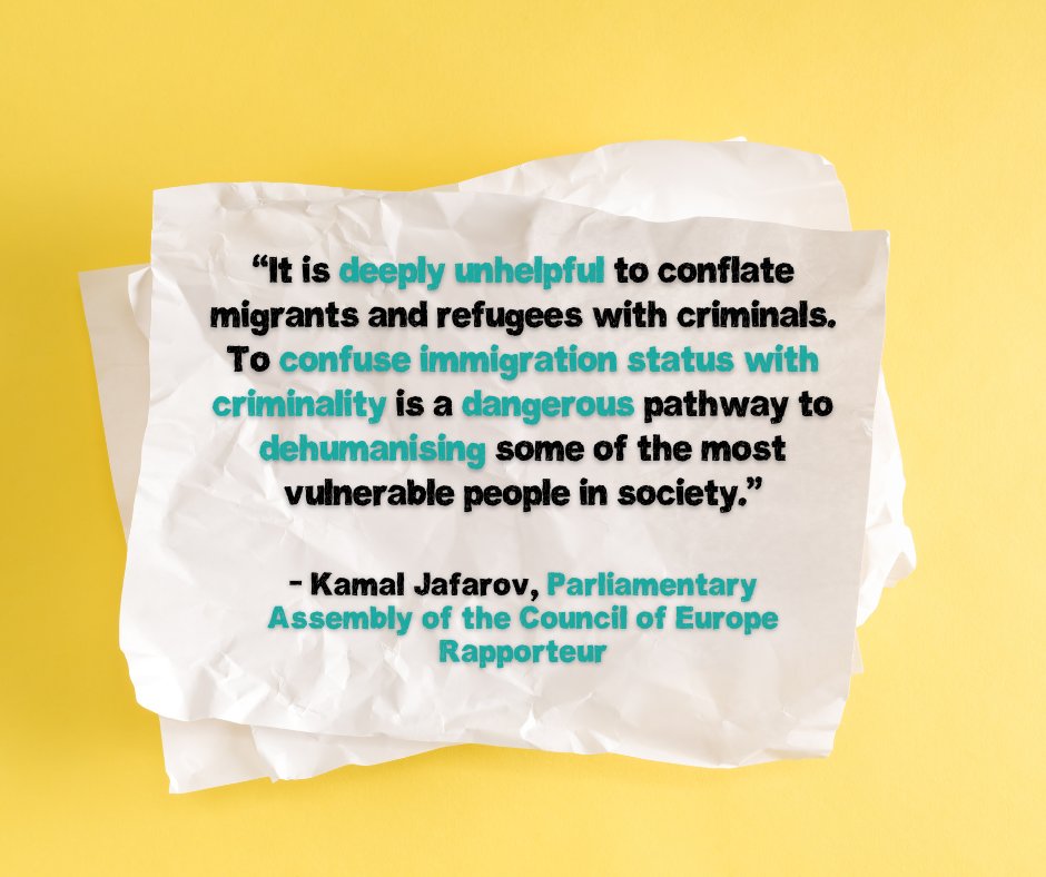 ✅Refugees deserve protection,❌not punishment.

The Illegal Migration Bill is being criticised for wrongly labelling refugees as criminals, as highlighted in a report by a committee of the Council of Europe’s parliamentary assembly. [1/2]