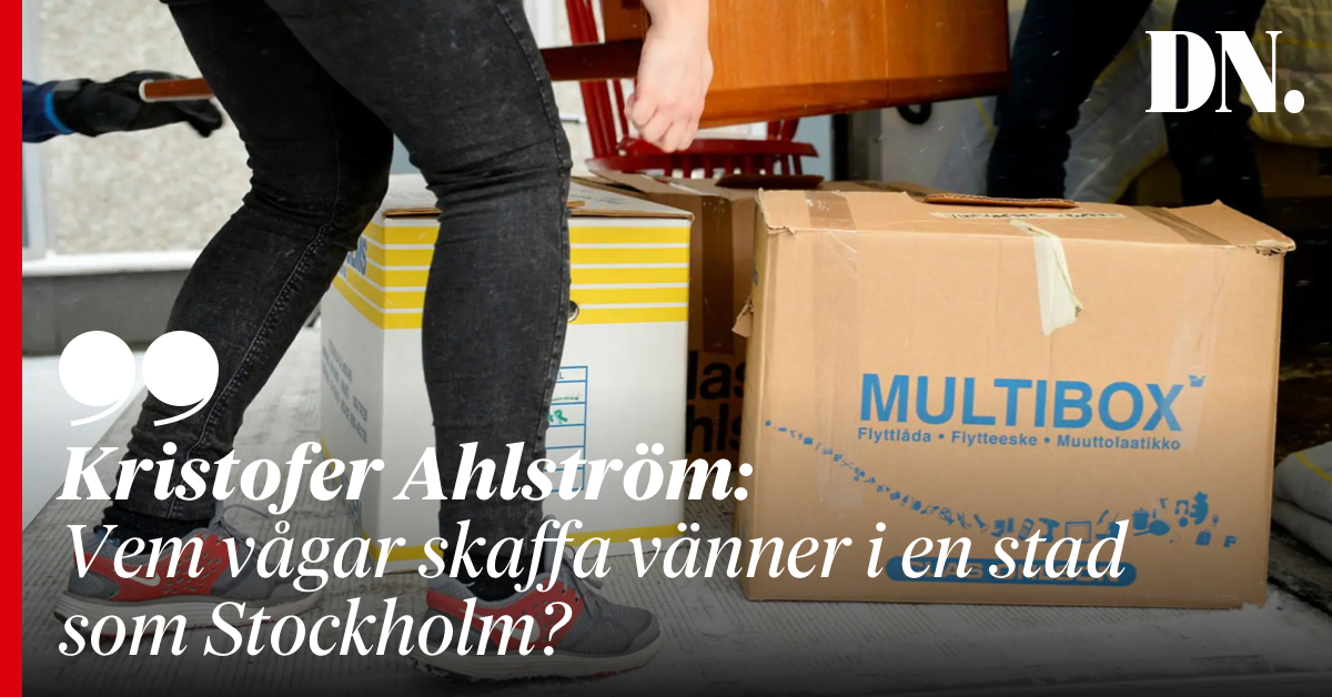”Vem vågar skaffa vänner i Stockholm?” • DN:s Kristofer Ahlström om en stad där alla är på genomresa.
dn.se/kultur/kristof…