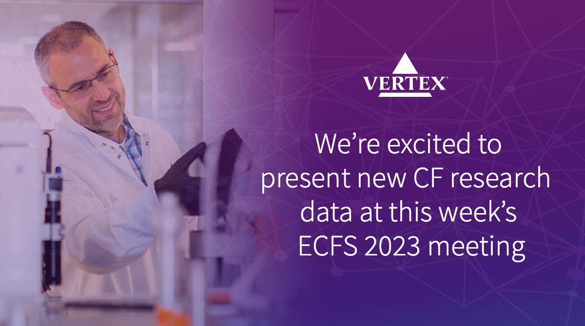 We’re committed to the #CysticFibrosis (CF) community, and part of that commitment means continuing to push the envelope on #CFResearch. We’re excited to present new data for our CF medicines at #ECFS2023 this week.
