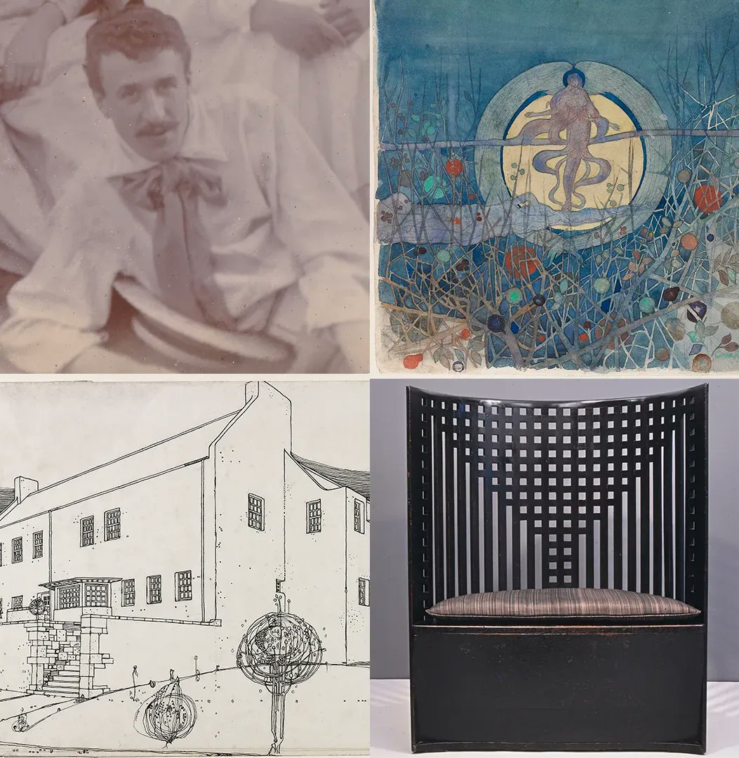 GSA Archives (@gsaarchives) on Twitter photo Charles Rennie Mackintosh was born on this day in 1868.
An architect, artist, and designer, Mackintosh's talents created a global audience for the 'Glasgow Style', and contributed to <a href="/GSofA/">The Glasgow School of Art</a>'s enduring reputation for nurturing artists and innovators. Charles Rennie Mackintosh was born on this day in 1868.
An architect, artist, and designer, Mackintosh's talents created a global audience for the 'Glasgow Style', and contributed to <a href="/GSofA/">The Glasgow School of Art</a>'s enduring reputation for nurturing artists and innovators.