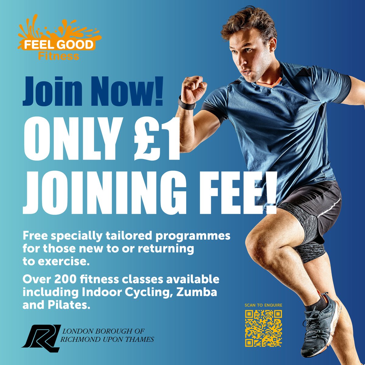 Sign up to Feel Good Fitness today and pay only £1 joining fee!
T&amp;C’s apply. Click on the link below or call us on 020 3772 2999 for more info
ow.ly/tjhr50OHBy4