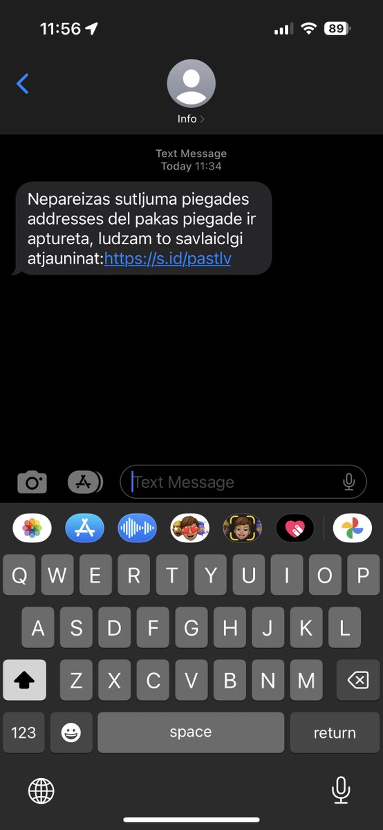 Hey @latvijas_pasts, <a href="/certlv/">CERT</a> - reku darboņi uzdarbojas - saite ved uz pastslv.com/index, bet atvērsies vaļā tikai no mobilā telefona. Atverot no datora, notiek redirect uz pasts.lv.
