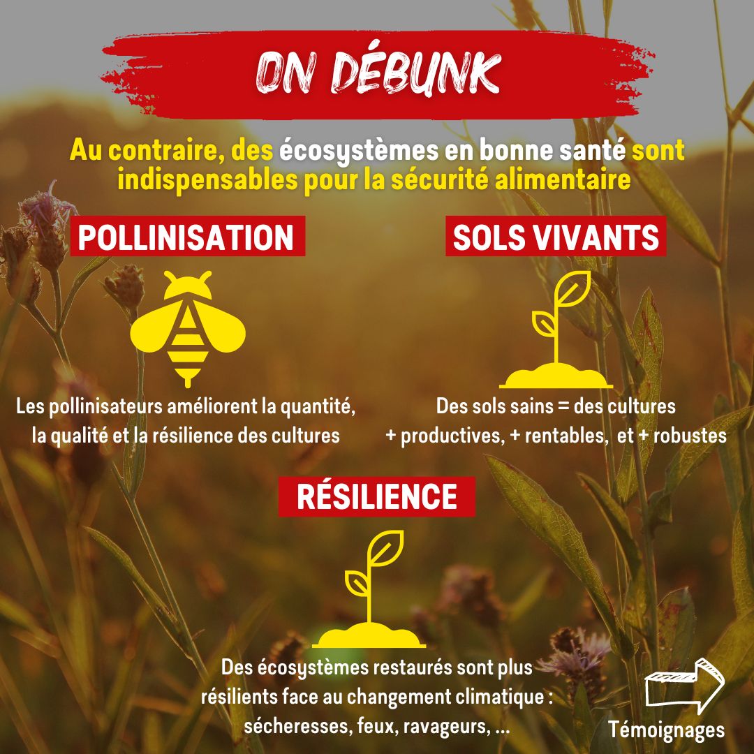 @Green_Europe @WWFFrance @HumaBio @SNPN_nature @Opie_insectes @LPOFrance 🍃 C'est justement en préservant la #biodiversité et en restaurant la #nature que nous garantirons la résilience et la productivité des écosystèmes agricoles.