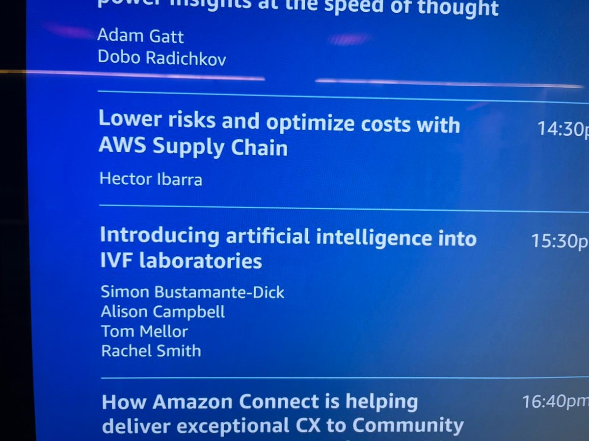 Care_Fertility's tweet image. Here we go! ✨💜😍
#CareFertility #BJSS #AWSSummit2023
Artificial Intelligence shaping the future of IVF