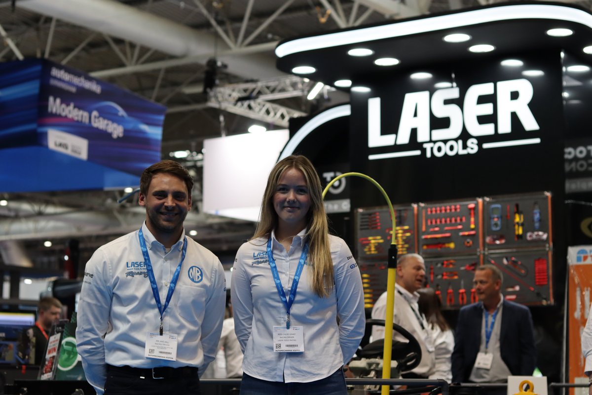 Laser_Tools's tweet image. A great first day at Automechanika yesterday. Got to meet so many customers, both old and new, and Laser Tools Racing drivers Jake Hill and Chloe Grant joined us too.

Visit Laser Tools stand M120 in Hall 19.

#LaserTools #Automechanika #AutomechanikaUK @AutomechanikaUK