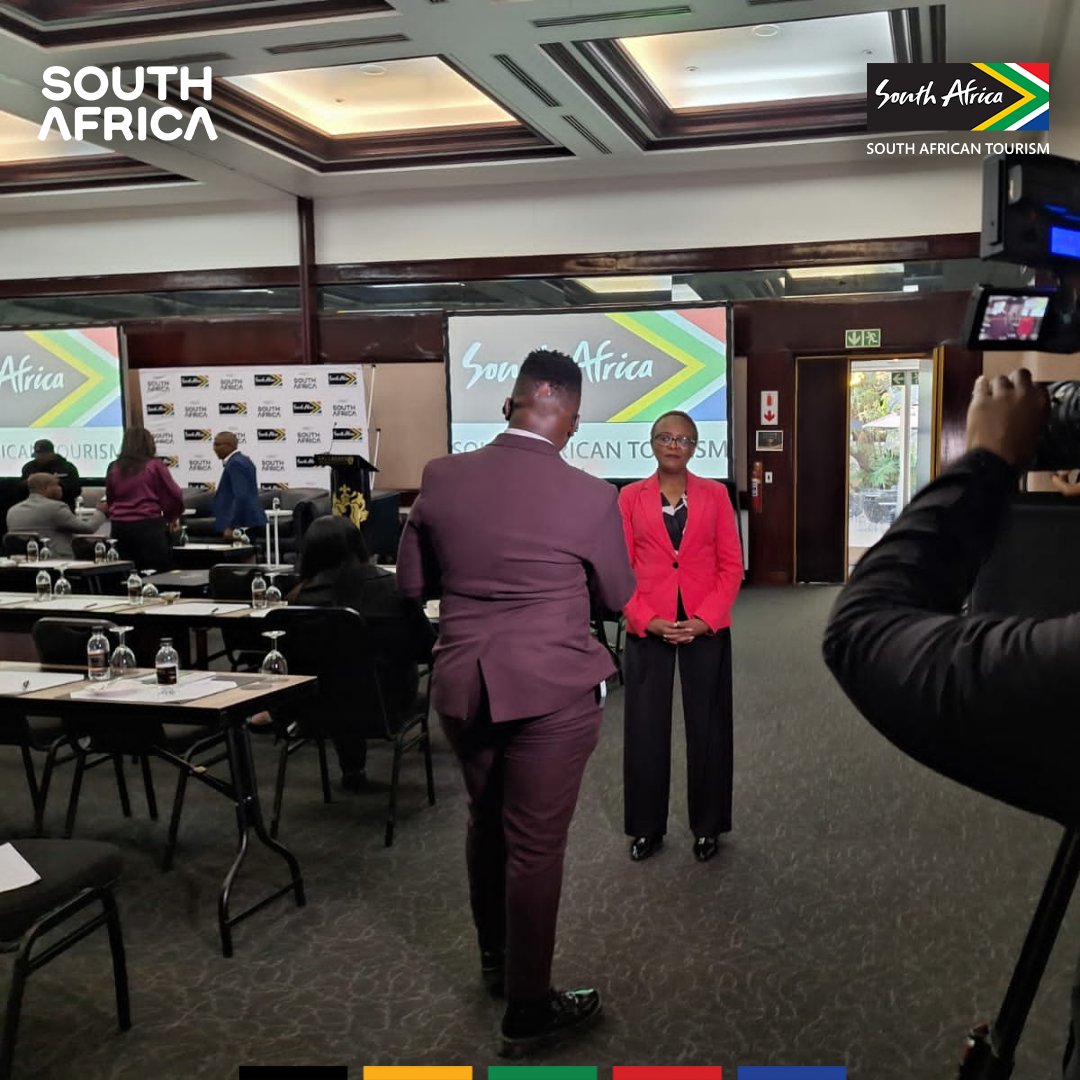 Our Acting CEO @sontondlovu is speaking to @SABCNews about the importance of Global Exhibitions Day. #MeetSouthAfrica #GED2023 @AAXO_SA