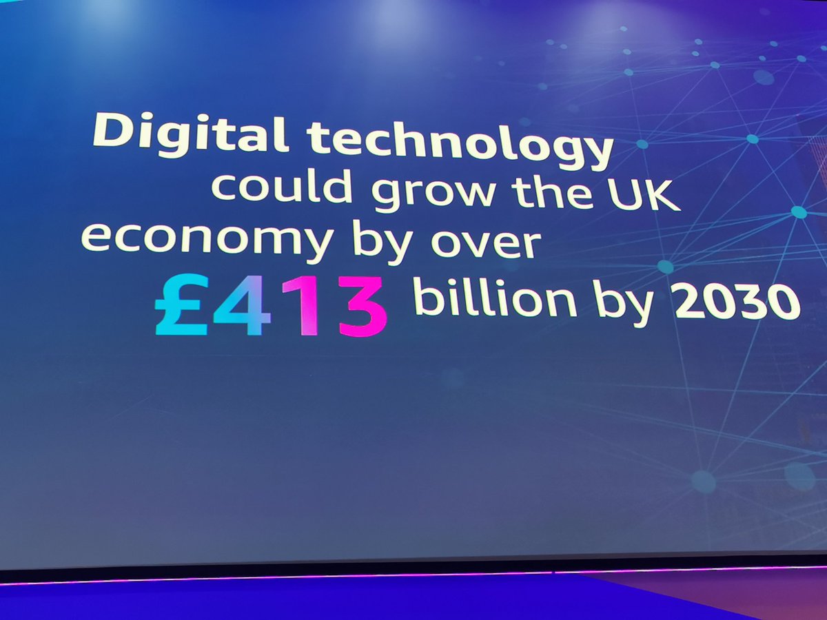 Digital technology could grow the UK economy by £413bn by 2030

#AWSSummit #awspartner