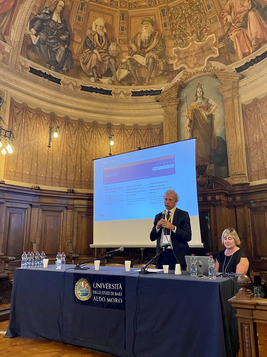 Sogei_SpA's tweet photo. Monica Gabrielli, Responsabile Strategia e Sviluppo Nuove Iniziative #Sogei e Mauro Draoli, Servizio strategie di procurement e innovazione del mercato #AgID presentano la collaborazione tra le due aziende in tema di #openinnovation. 

#Roadshow2023 https://t.co/TMEWu4oI5g
