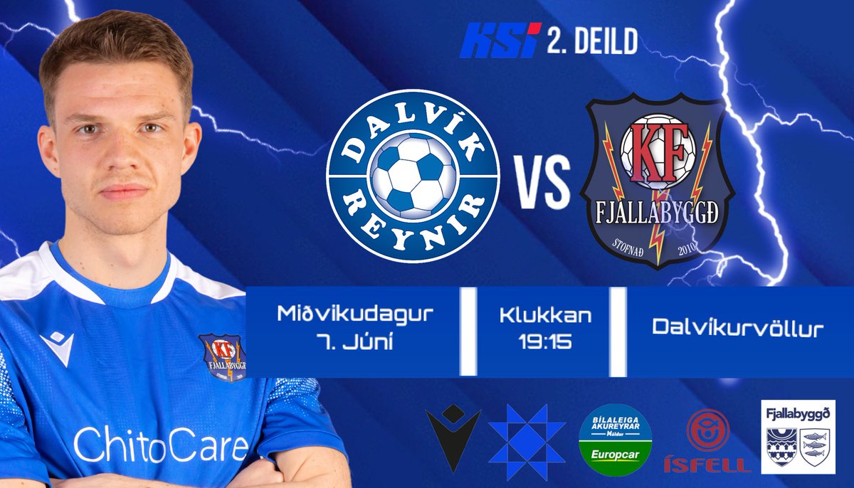 Leikdagur!!!
Baráttan um tröllaskagann á Dalvík í dag klukkan 19:15
ÁFRAM KF⚡️⚡️