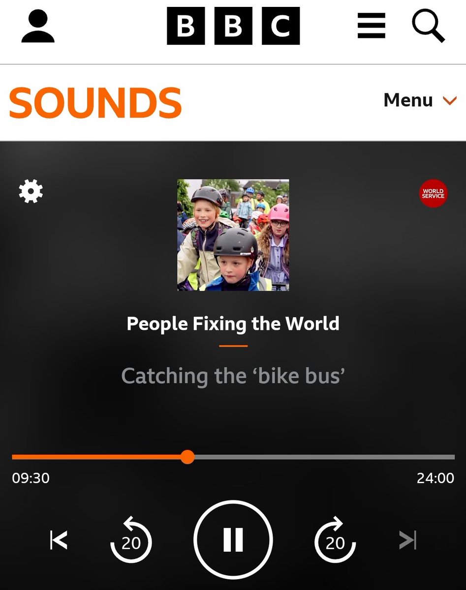 bicibusbcn's tweet photo. "Agafant el #Bicibus"
#PeopleFixingTheWorld #Podcast
"Descobrim com nens d'arreu del 🌏 s'uneixen en combois. Mestres i pares acompanyen l'alegre multitud de ciclistes, q recullen els nens a les parades predeterminades de camí a l'escola."
#bicibcn #XarxaBicibús #BikebusSummit https://t.co/vPJNB9vFZ4