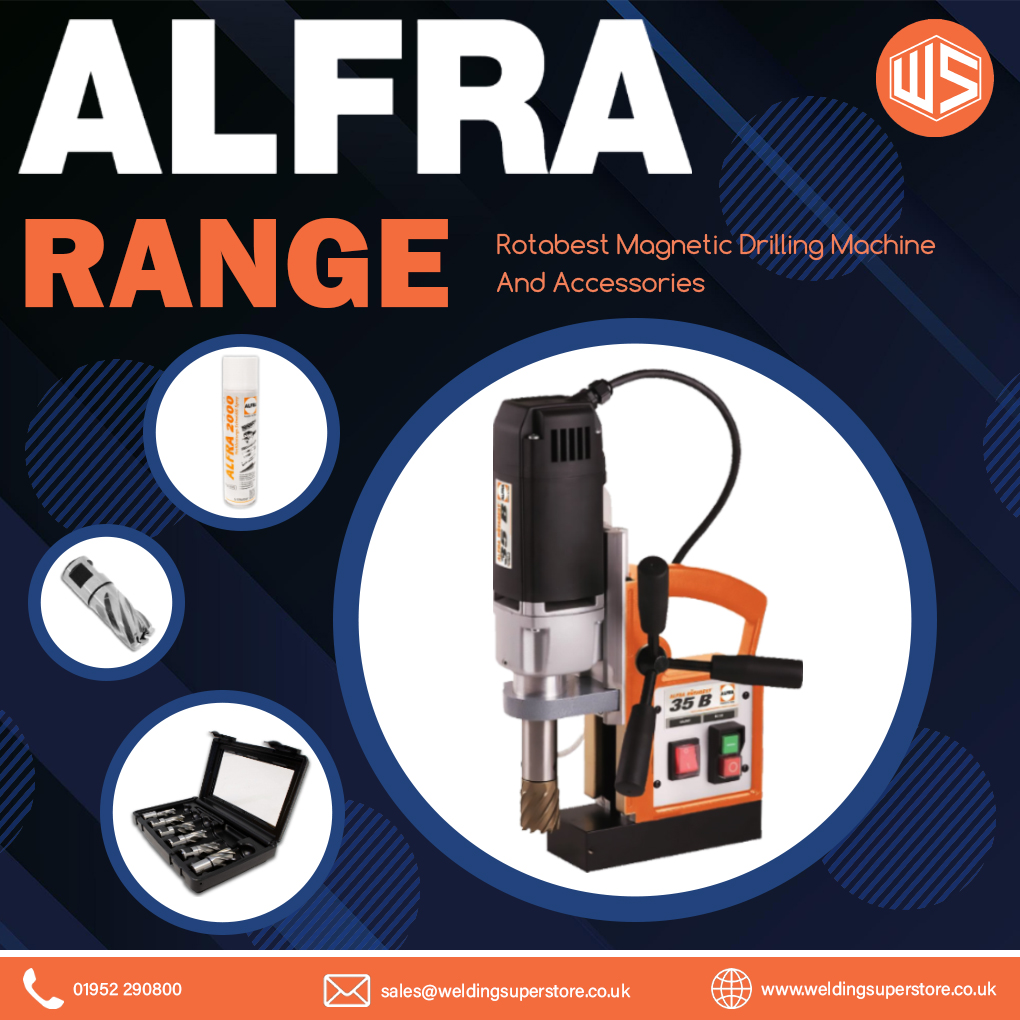 The magnetic base of the Rotabest RB35B allows you to drill vertically and overhead with ease🤩

View our full Alfra range on our website:
weldingsuperstore.co.uk/brand/alfra?pr…

#WeldingEquipment #weldingsafety #weldlife #workshop #fabrication #weldnation #metalcutting #metalfabrication #drill