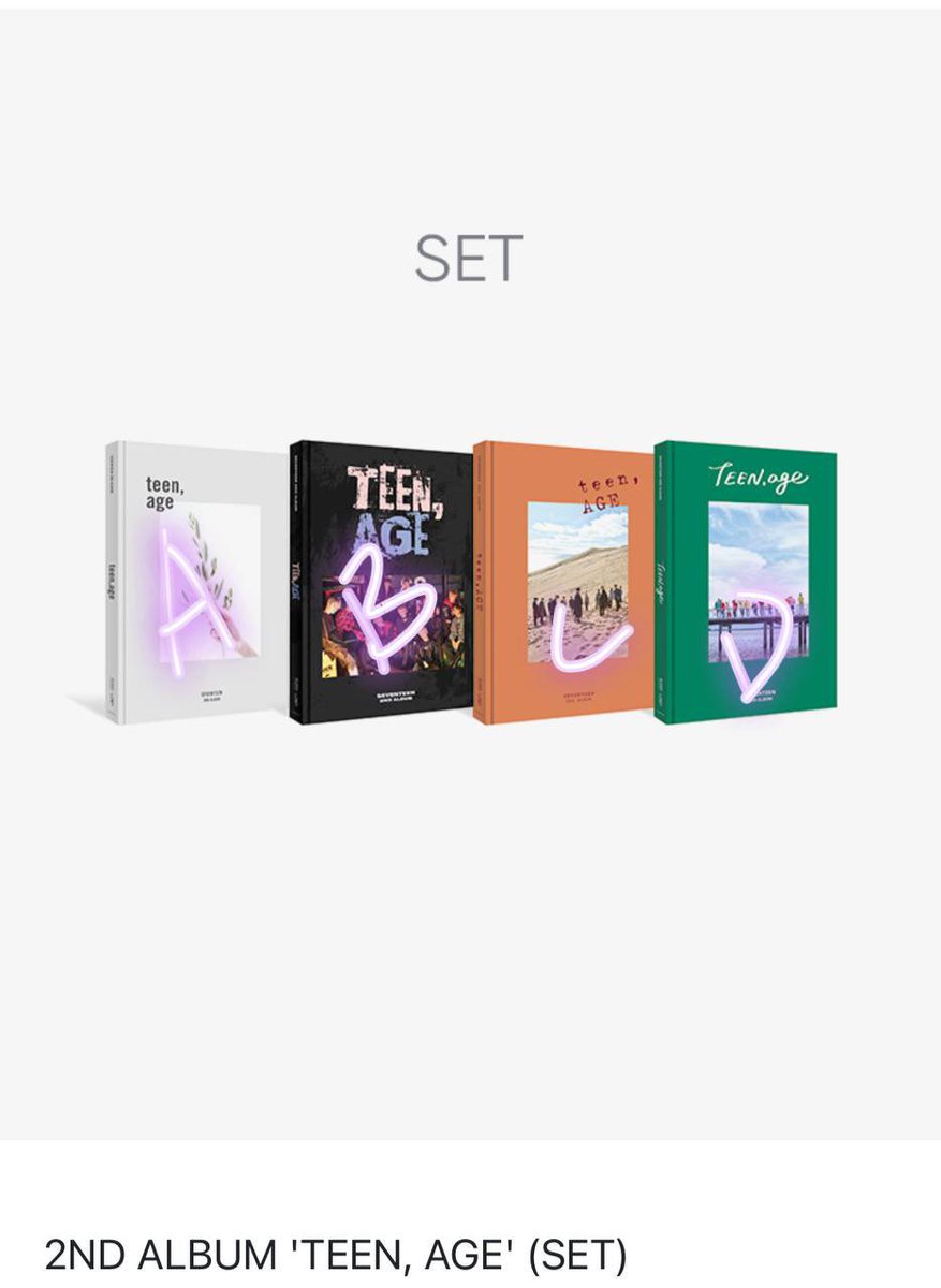 vjaeff's tweet image. [HELP RT - MY🇲🇾]
SEVENTEEN 2nd Album 'TEEN AGE'

RM66

A✅✅✅
B✅✅✅
C✅✅✅
D✅✅✅

- exc ems and local postage 
- no backout

#pasarseventeen #pasarseventeenmy #pasarsvt @PasarSeventeen