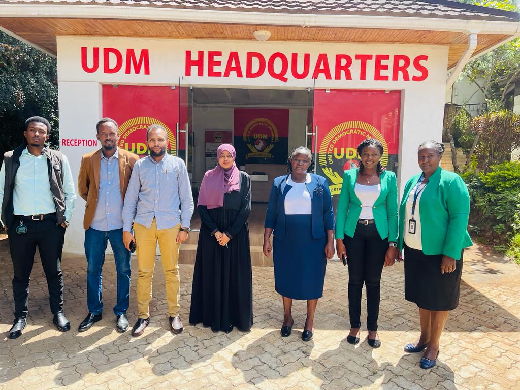 UDMKenya's tweet photo. We received team from @ORPPKenya led by Abdirahman Hussein, the team were at our party headquarters for inspections of our office @UDMKenya inspecting compliance to political parties act 2022. https://t.co/sIxQ8P13ca