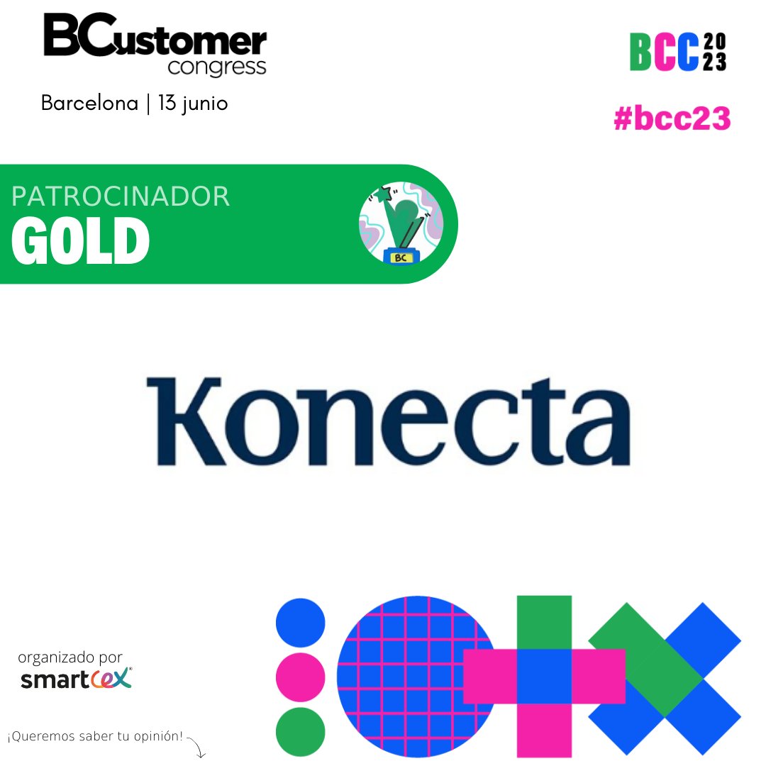 📣 #patrocinador GOLD...¡𝗞𝗢𝗡𝗘𝗖𝗧𝗔! Una empresa que combina talento, innovación y experiencia en la industria, ayudando a sus clientes en las relaciones con sus clientes, generando fidelidad y maximizando el valor.