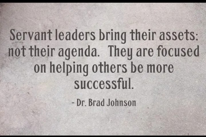Leaders, bring your assets