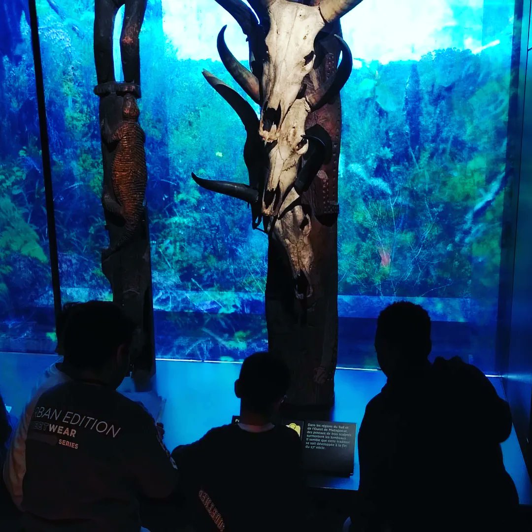 CToupets's tweet photo. UNE JOURNÉE AU MUSÉE |

🌎 Souvenirs de la découverte du Musée du @quaibranly par nos élèves de 6e, dans le cadre d'un projet autour des contes africains.

@vaureal
#valdoise 
#acversailles
#cergypontoise_agglo 
#6e https://t.co/RNDqsKfE2y