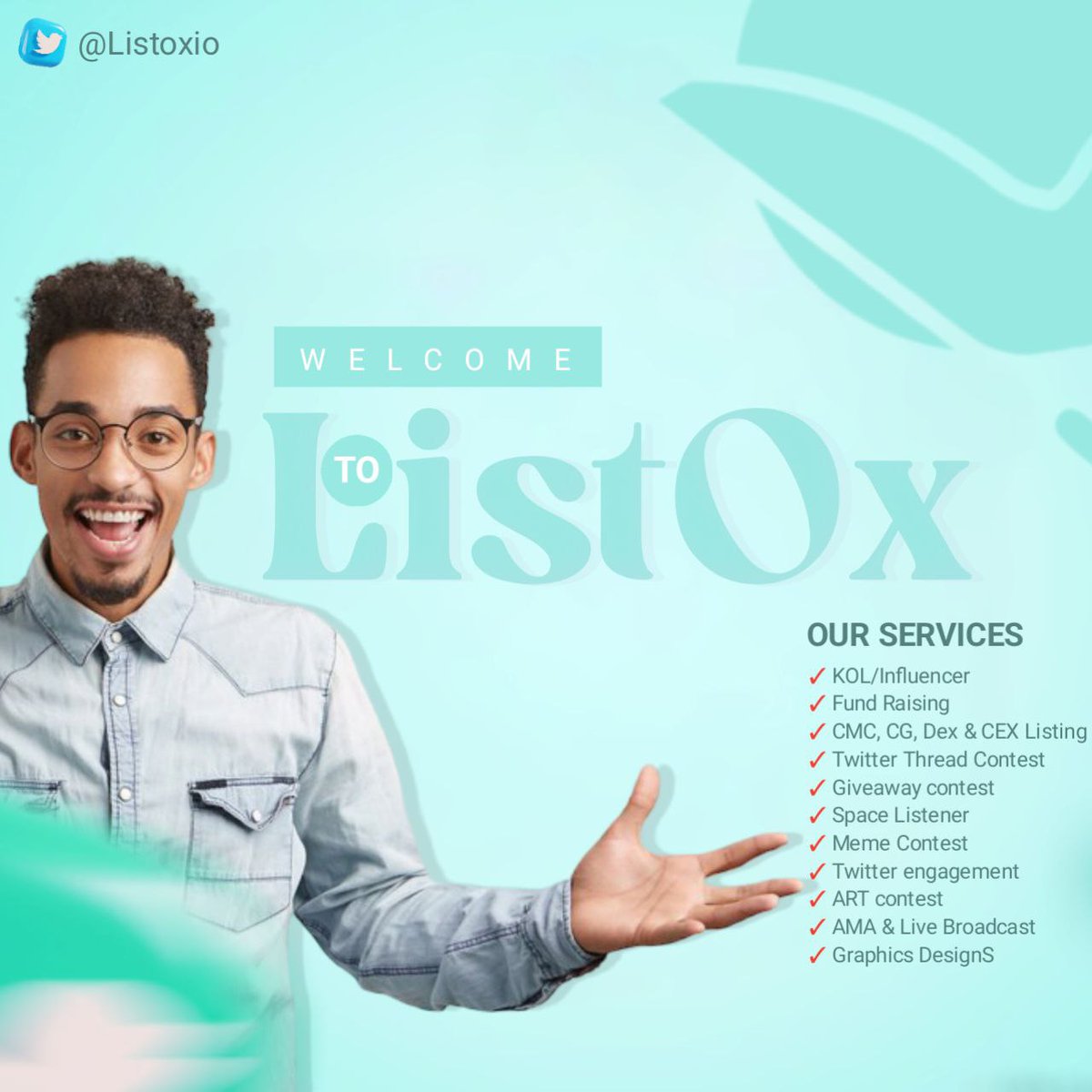ListOxGlobal_'s tweet photo. The crypto & NFT industry is buzzing with excitement. Potential ROI that are currently being offered in the industry are Lucrative.
So if you're ready to take your project to the next level #ListOx got it all covered. Check our template for our amazing offers
#web3 #Marketing https://t.co/7m2LPSZloN