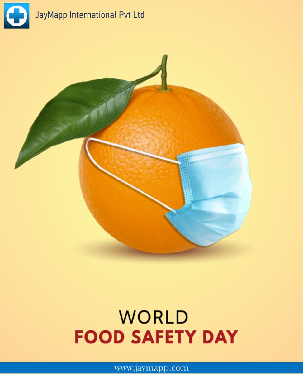 JayMappPvtLtd's tweet photo. If we are more aware of the food that we should consume, we will always be on the safer side.
#happyfoodsafety
#jaymapp #medicine #distributors https://t.co/9UINuC1qvv