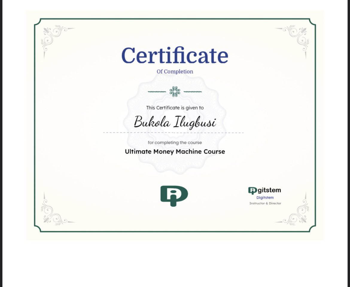 BouqueTessy's tweet photo. I’m Elated after the completion of my UMM Course,T’was a wonderful experience &amp; I believe before the month runs out  the dashboard won’t be the same again 🤣and my appreciation goes to my coach &amp; mentor @etimbukekanem_ @CoachKingLeon 
and @digistem’s for this amazing opportunity. https://t.co/PaibgjBodB