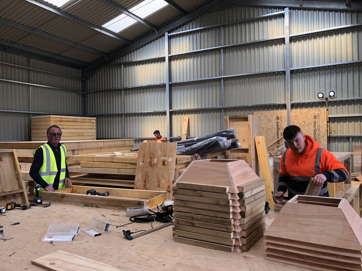 TSL_Ltd's tweet image. The Ulva Ferry Shorebase Facility is an entirely ‘local’ project. Led by Site Supervisor Steve Sheppard, the kit was built on Mull &amp;amp; transported from our workshop to site ready for the build which is now in full swing. 
#localteam #localbusiness #ulvaferry