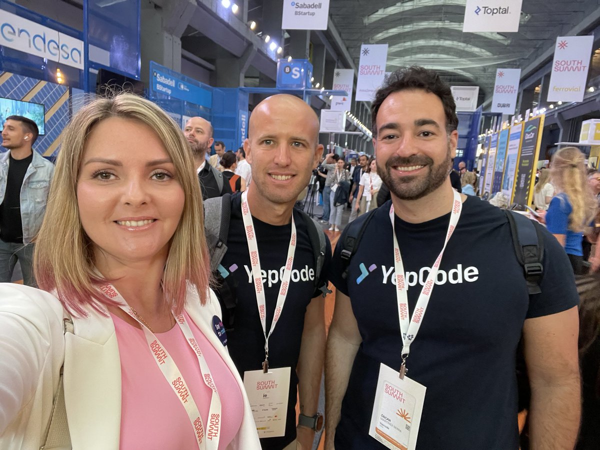 mmuino's tweet image. Algunos miembros del equipo @yepcode_io estaremos estos días en el @south_summit de Madrid. Encantados de tomarnos un ☕️ y hablar de cómo reducir vuestros tiempos de desarrollo con nuestra solución low-code #happycoding
