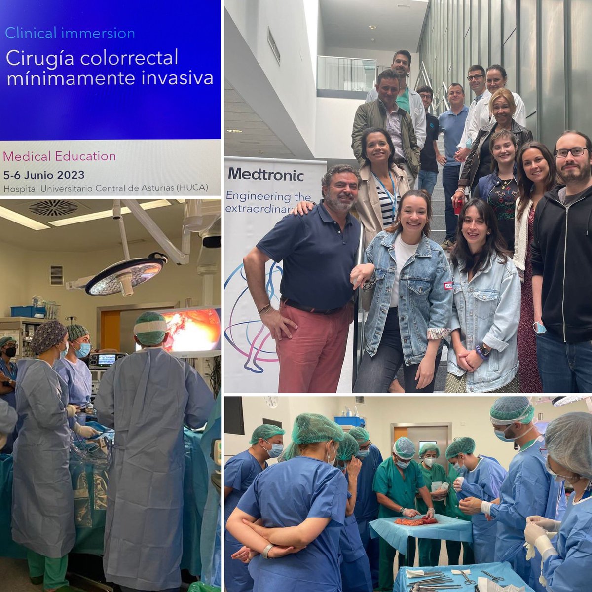 Una nueva edición del curso de cirugía mínimamente invasiva colorrectal @MedtronicES <a href="/LuisFlrez/">Luis García Flórez</a> <a href="/mfhevia/">María Fdez Hevia</a> <a href="/ColoproctoHUCA/">Coloproctología_HUCA</a> @MedtronicES