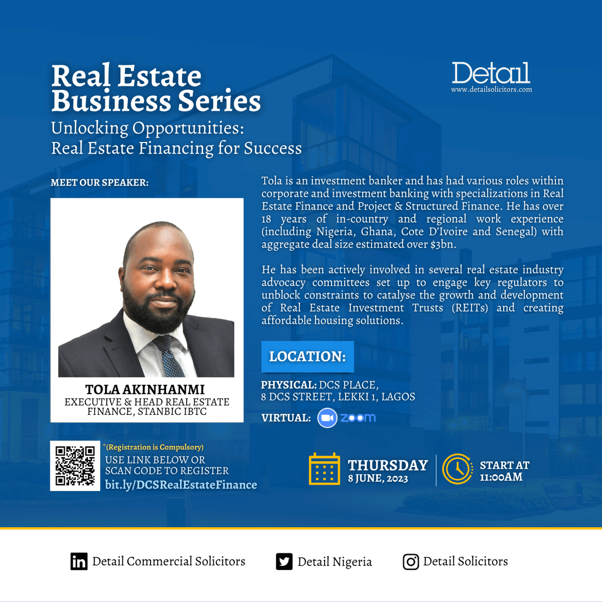 Oko Jola on Twitter "RT DETAILnigeria Meet Our Speaker Tola