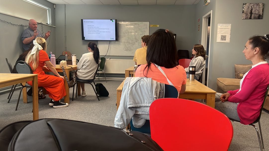 Thanks to Dónal O'Leary, <a href="/belinda_mcs/">Belinda Simiyu</a> &amp; colleagues at <a href="/UL/">University Of Limerick</a> Access Campus Roxboro for facilitating our <a href="/ResearchArtsUL/">Faculty of Arts, Humanities & Social Sciences @UL</a>  Study Abroad students recently  #learninganddevelopment <a href="/ULGlobal/">UL Global</a>