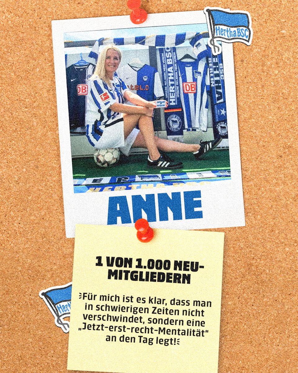 HerthaBSC's tweet photo. Seit #BSCBOC zählen wir bereits über 1.000 neue Mitglieder in der blau-weißen Familie. Wir danken euch für den Rückhalt und eure außergewöhnliche Botschaft: #BSCWirSindDa! 

Über die Beweggründe haben wir mit einigen Neuzugängen gesprochen: https://t.co/iXBbyUazQd ⬅️

#HaHoHe https://t.co/expQJyGpcP