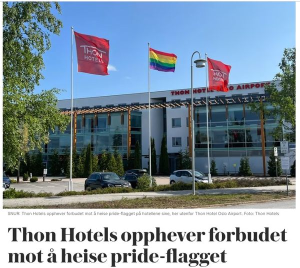 KariJaquesson's tweet photo. Hets og trusler mot alle som ikke vil marsjere i takt for queer-ideologi. De fleste aner virkelig ikke hvilke enorme kapitalkrefter dette flagget representerer.
Synd de ga etter. https://t.co/QLkB9XhmpS
